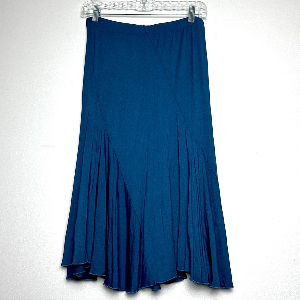 Vintage Blue Midi Skirt Size Small